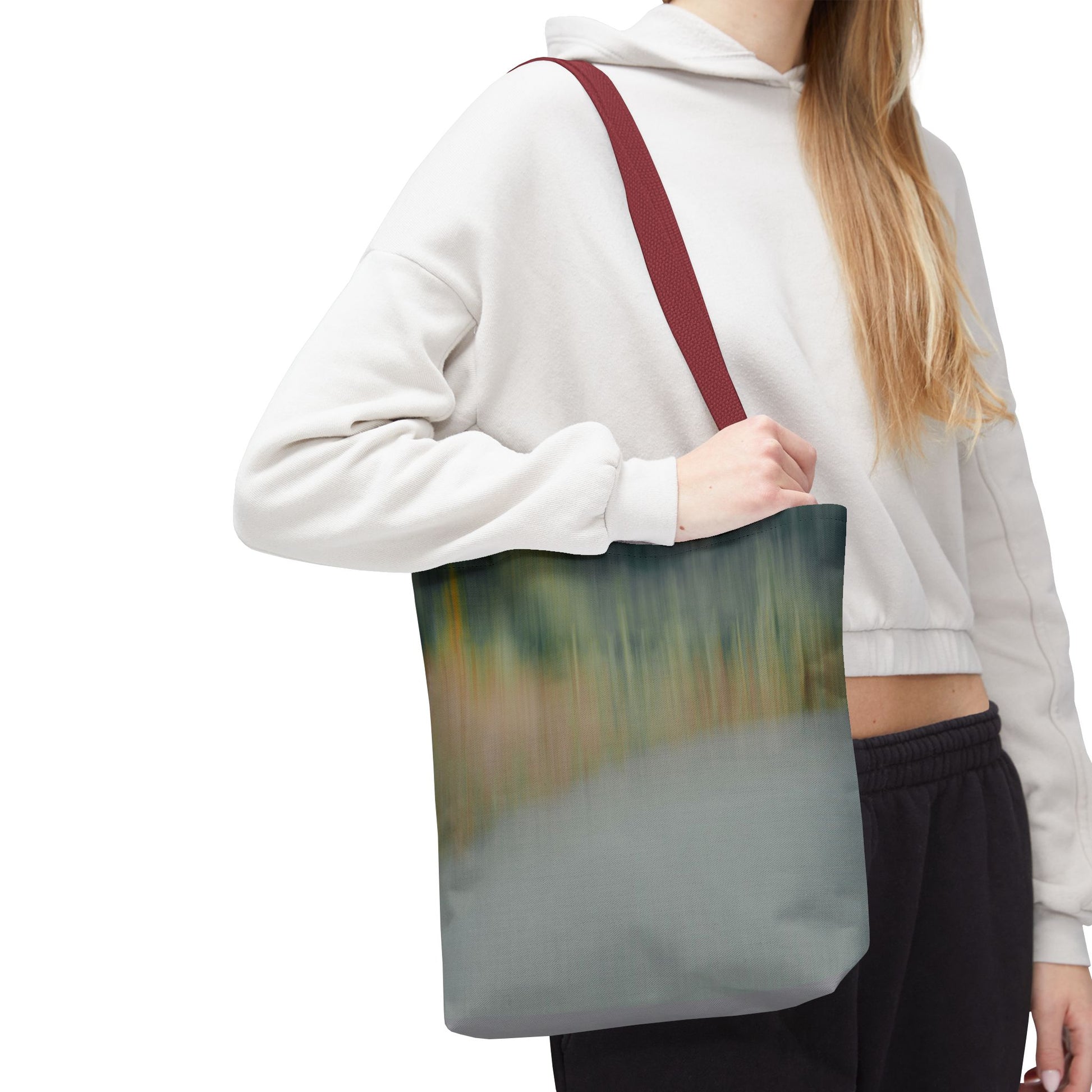 Serene Landscape Tote Bag - Stylish Eco-Friendly Carryall for Everyday Use - TRV