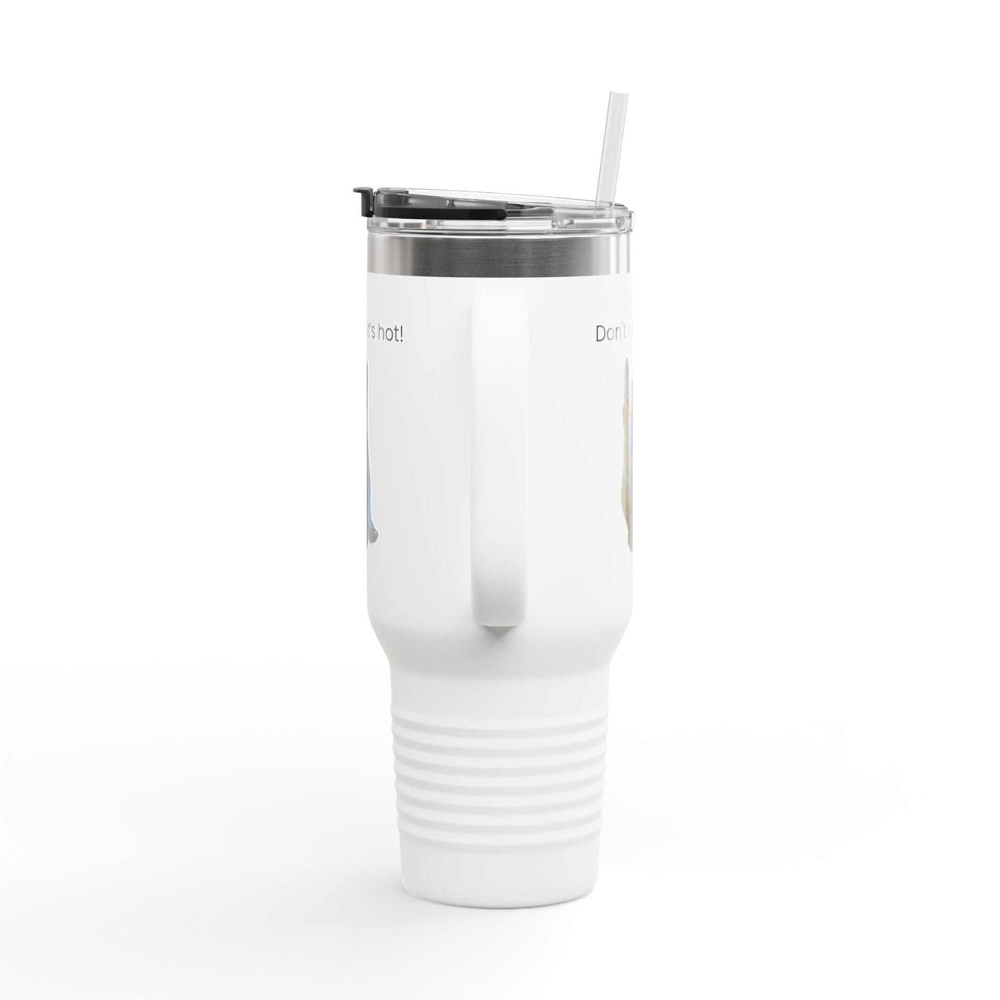 Funny Cat Insulated Travel Mug - 40oz - Perfect for Hot Drinks - TRV