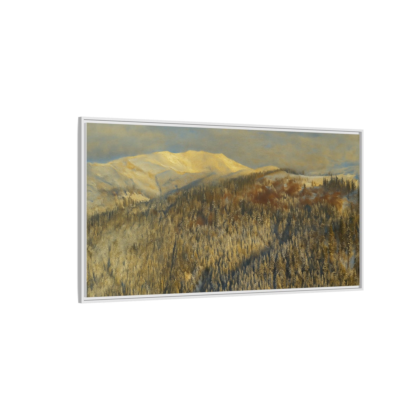 Framed Mountain Canvas Art, Perfect for Home Decor, Nature Wall Art, Gift for Nature Lovers, Cozy Atmosphere - TRV