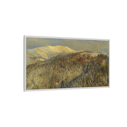 Framed Mountain Canvas Art, Perfect for Home Decor, Nature Wall Art, Gift for Nature Lovers, Cozy Atmosphere - TRV