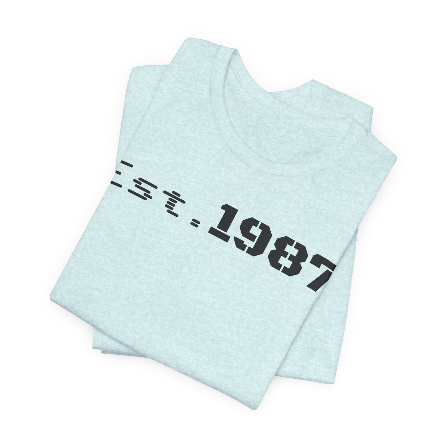 Est. 1987 Unisex Tee - Vintage Style Shirt, 80s Birth Year Gift, Casual Wear, Birthday T-Shirt, Retro Graphic Tee
