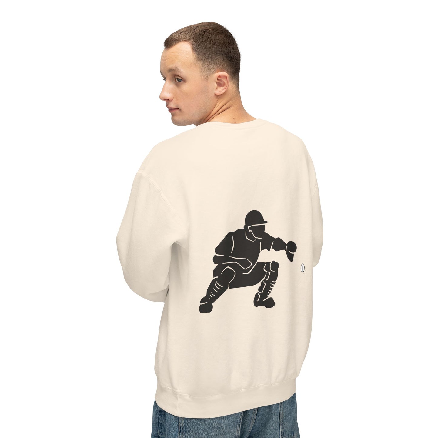 Baseball Catcher Unisex Sports Crewneck Sweatshirt - Perfect for Athletes & Casual Wear, Great for Game Days, Birthdays, Apparel for Fans