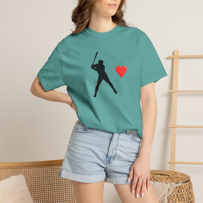 Baseball Love T-Shirt, Unisex Sports Tee, Gift for Baseball Fans, Valentine's Day Shirt, Game Day Apparel, Soft Cotton Top