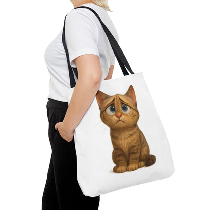 Cute Cat Tote Bag, Animal Lover Gift, Shopping Tote, Reusable Bag, Cute Merchandise, Eco-Friendly Gift - TRV