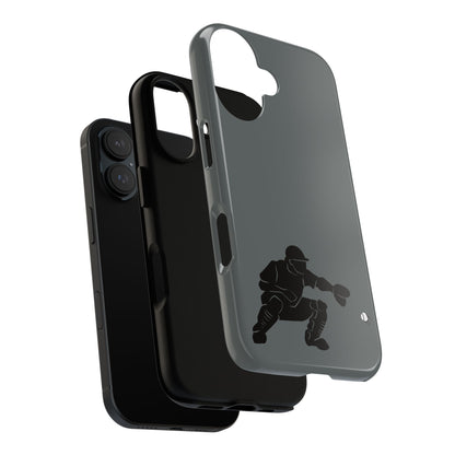 Baseball Catcher Phone Case, Sports Phone Accessory, Tough Cases, Gift for Athletes, Sports Fan Merchandise, Unique Design - TRV