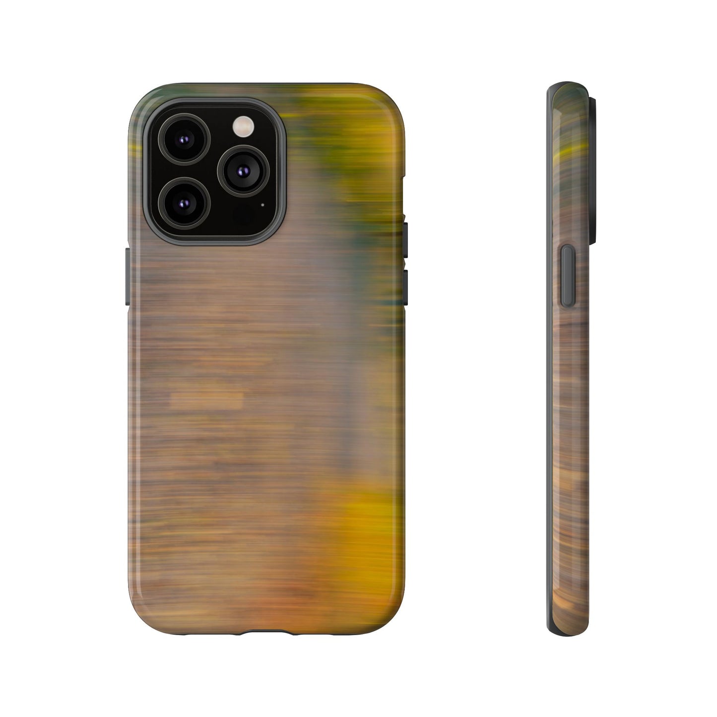 Autumn Blur Tough Phone Case — Fall Colors Protective iPhone Cover