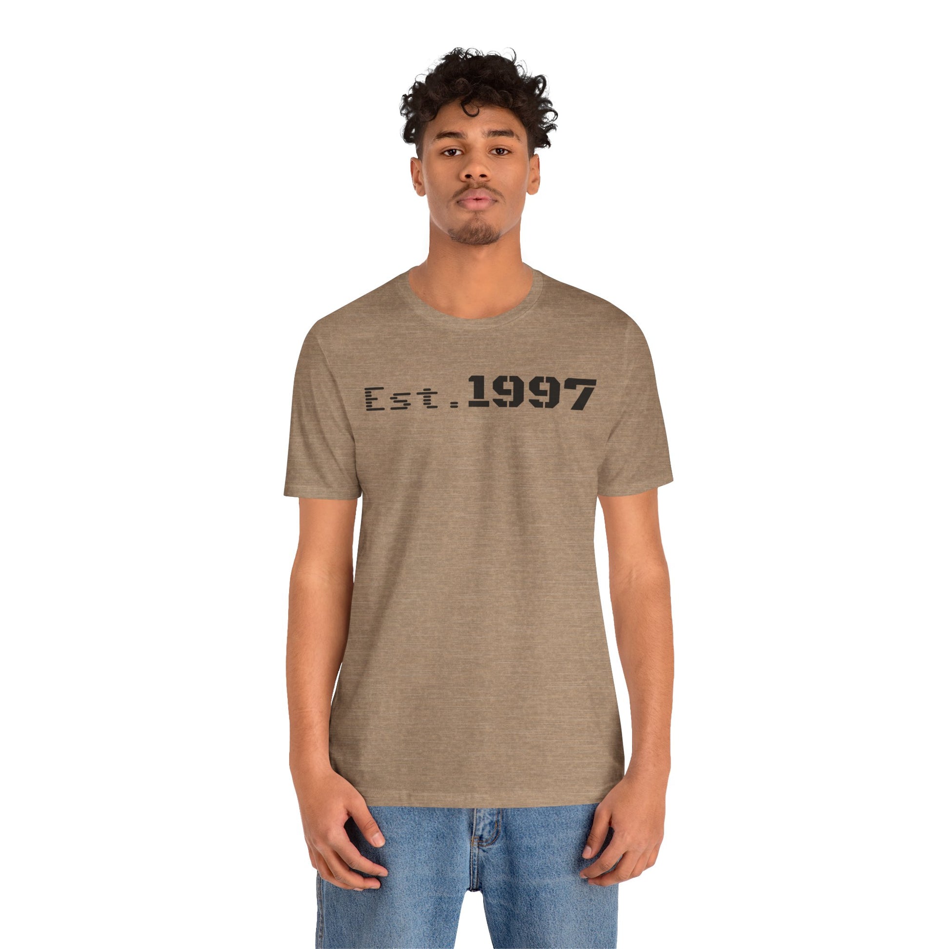 Vintage Est. 1997 Unisex Tee, Gift for Birthdays, Celebrations, Casual Wear, Retro Fashion, Cool Graphic T-Shirt - TRV