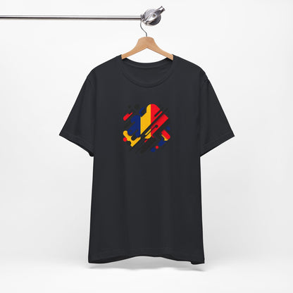 Artistic Heart Unisex Jersey Tee - Vibrant Graphic Tee, Casual Wear, Gift for Art Lovers, Birthday Surprise, Everyday Comfort - TRV
