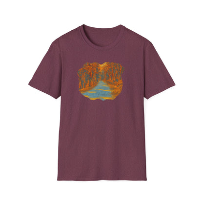 Nature-Inspired Unisex Softstyle T-Shirt, Outdoor Lover Gift, Casual Wear, Ideal for Hiking, Nature Trips, Unique Graphic Tee - TRV