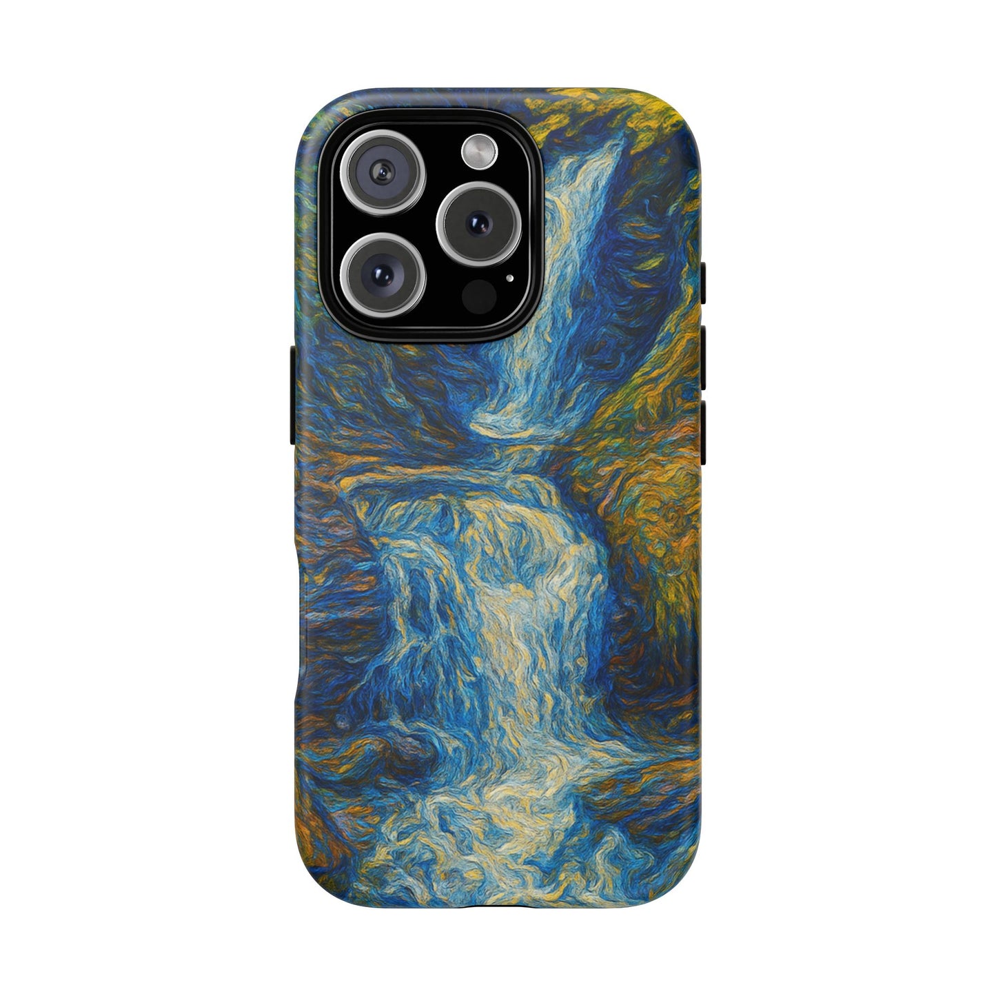 Artistic Phone Case - Waterfall Design, Unique Gift, Phone Accessory, Nature Lover, Original Artwork - TRV