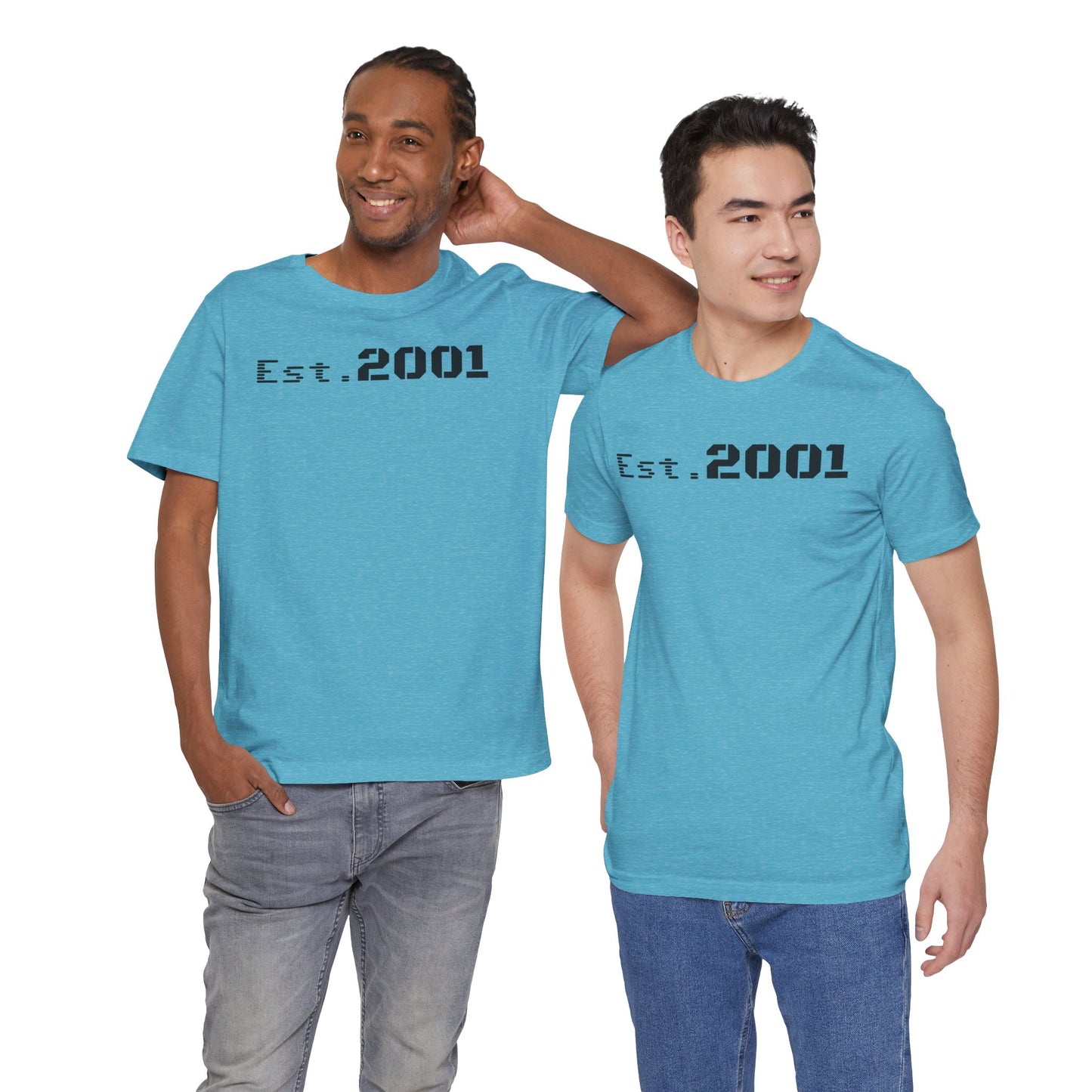 Est. 2001 Unisex Tee - Timeless Casual Wear, Birthday Gift, Nostalgic Fashion, Everyday Comfort, Trendy Streetwear