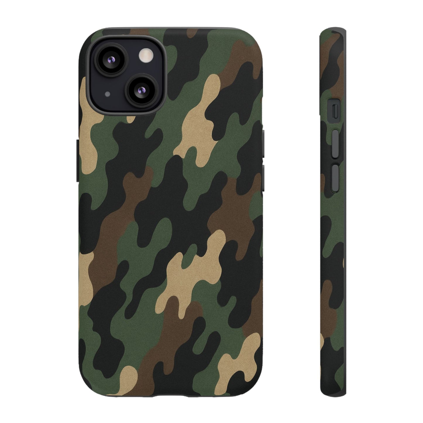 Camouflage Phone Case, Tough Cases, Military Style, Unique Phone Accessories, Gift for Him, Durable Phone Cover - TRV
