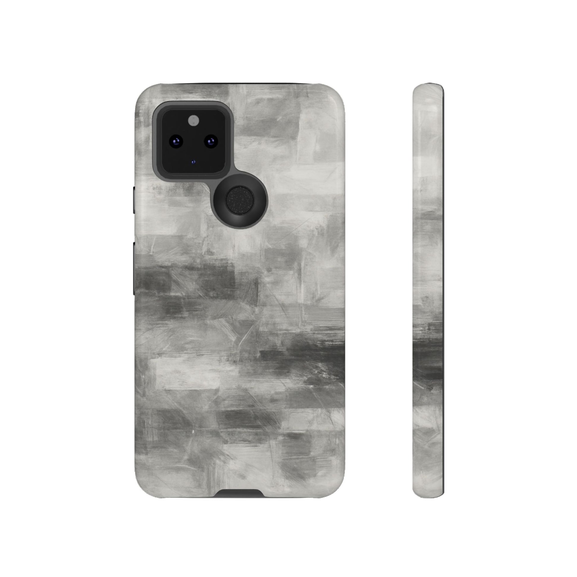 Stylish Phone Case for Tough Protection, Marble Grey Design, Customizable Gift for Her, Unisex Mobile Accessory, Birthday Present, [...] - TRV