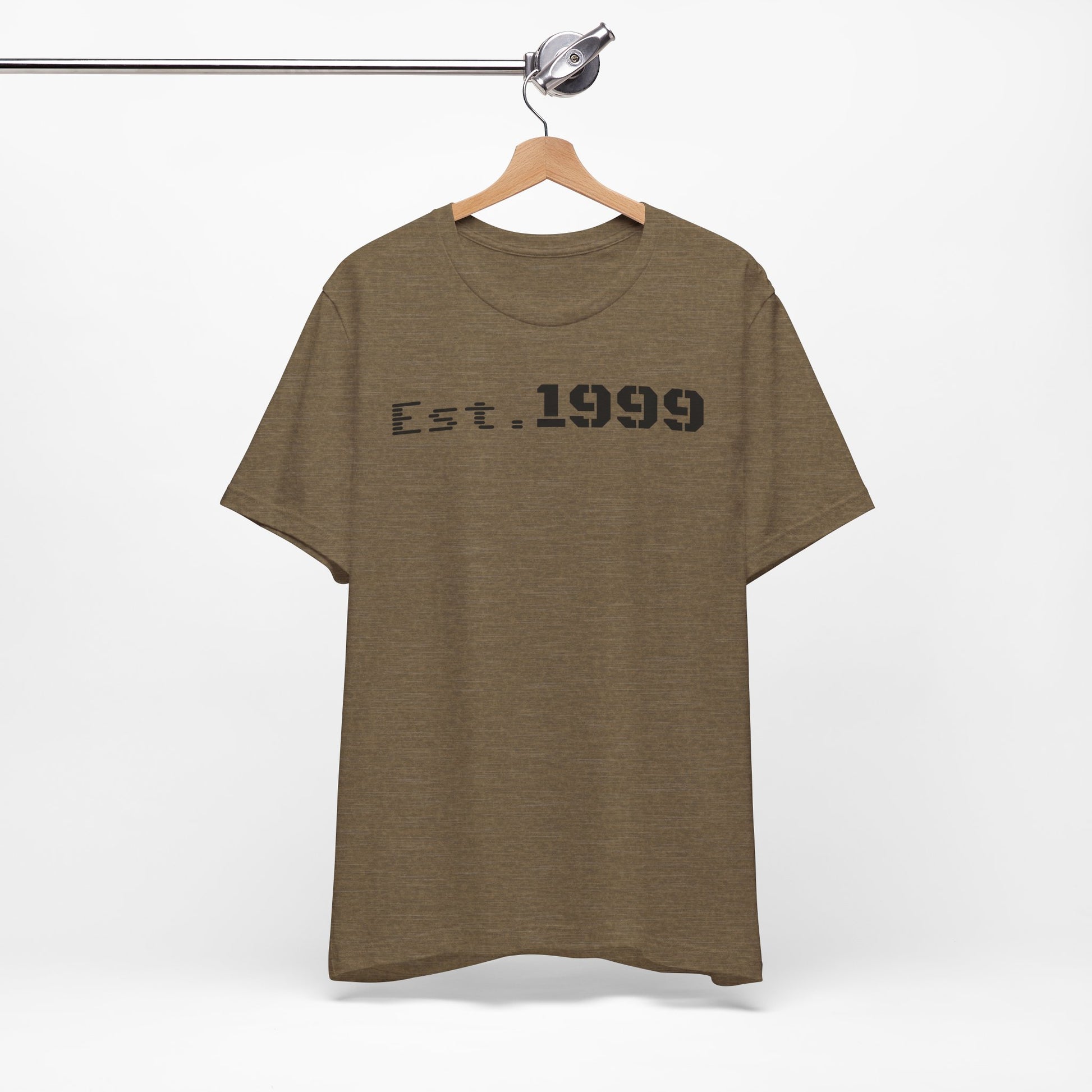 Established 1999 Unisex Tee | Vintage Birth Year Shirt, Casual Birthday Gift, Personalized Family Reunion Apparel, Retro Style [...] - TRV
