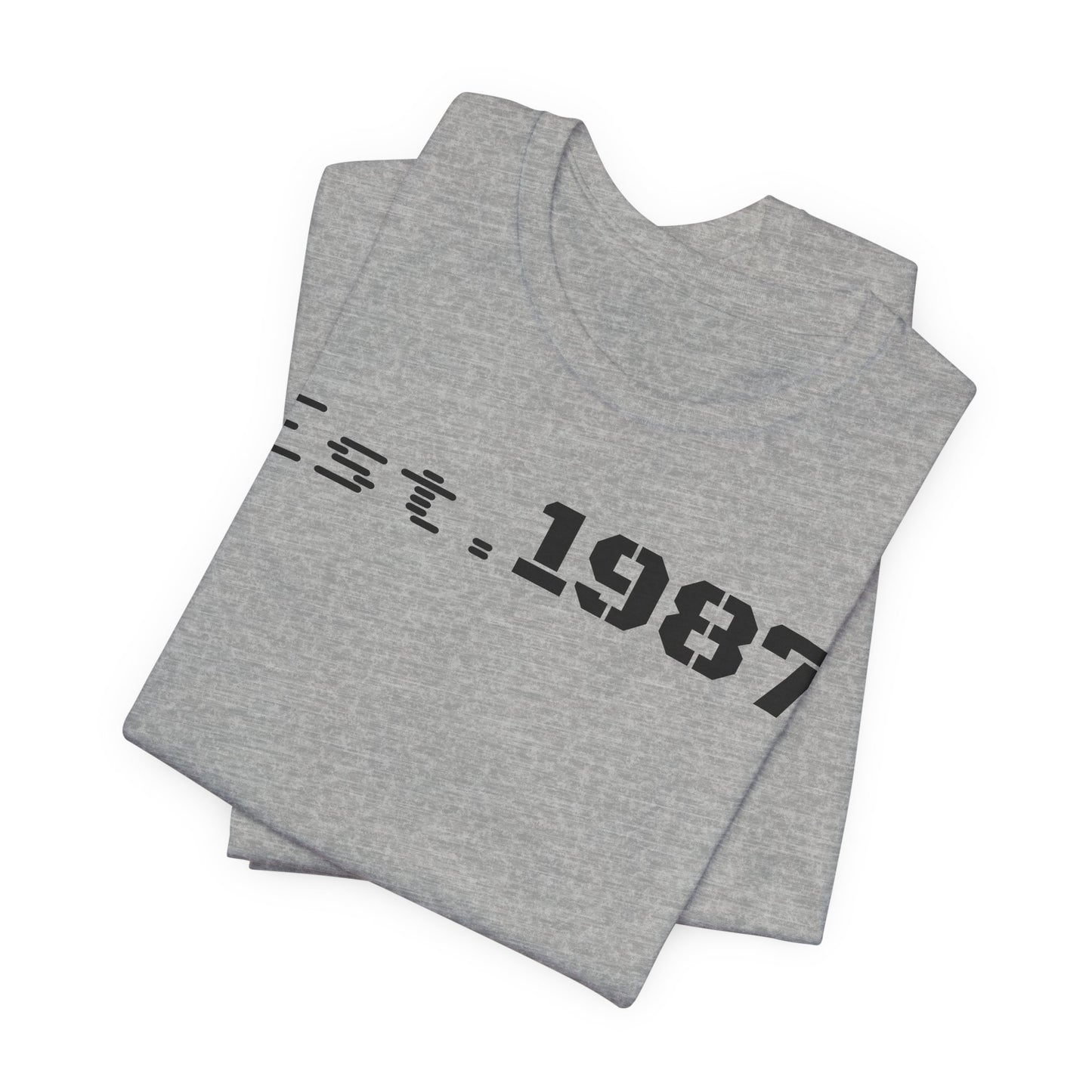 Est. 1987 Unisex Tee - Vintage Style Shirt, 80s Birth Year Gift, Casual Wear, Birthday T-Shirt, Retro Graphic Tee