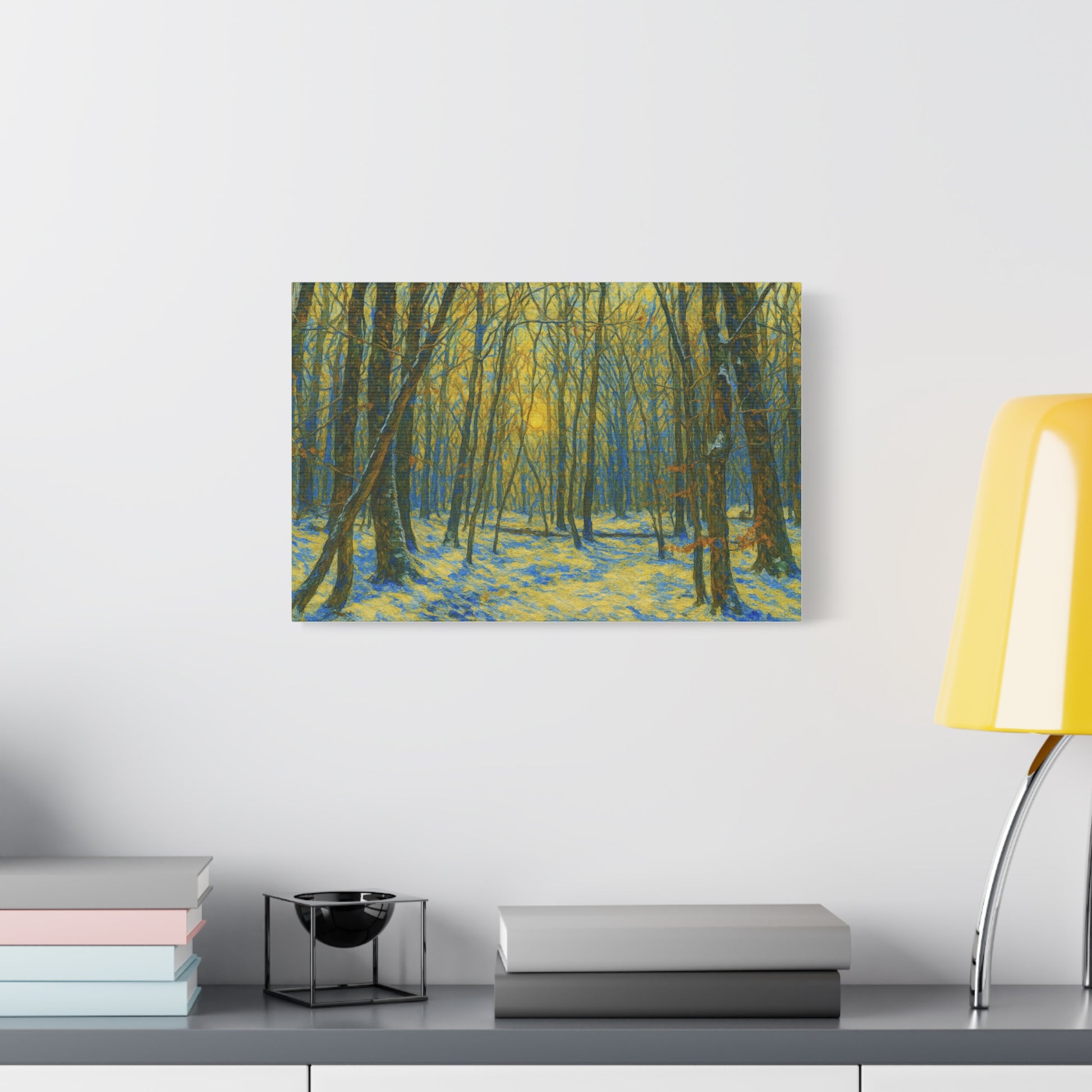 Forest Sunrise Canvas Print, Wall Art, Nature Photography, Home Decor, Gift for Nature Lovers, Landscape Artwork - TRV