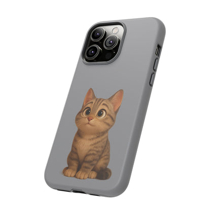 Cute Cat Phone Case, Kawaii Pet Accessory, Gift for Cat Lovers, Animal Phone Cover for Kids, Unique Kitty Design, Birthdays, Holidays - TRV
