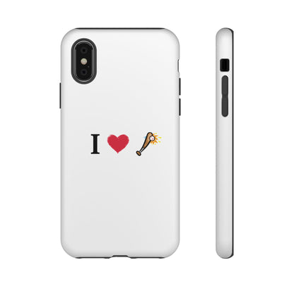 I Love Baseball Vibe Phone Case - Tough Cases for Sports Lovers, Gifts for Athletes, Fun Accessories, iPhone and Android Compatible - TRV