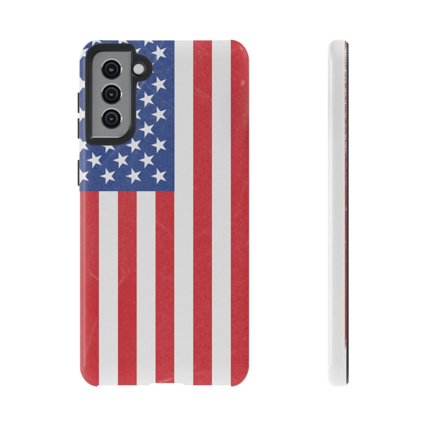 American Flag Phone Case - Patriotic Cell Cover, Tough Cases, USA Pride, Independence Day Gift, Veteran's Day, Phone Protection - TRV