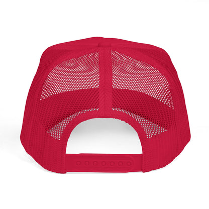 USA Flag Embroidered Foam Trucker Hat, Patriotic Cap, Red Mesh Hat, Summer Outdoor Gear, Festival Accessory, July 4th Gift - TRV