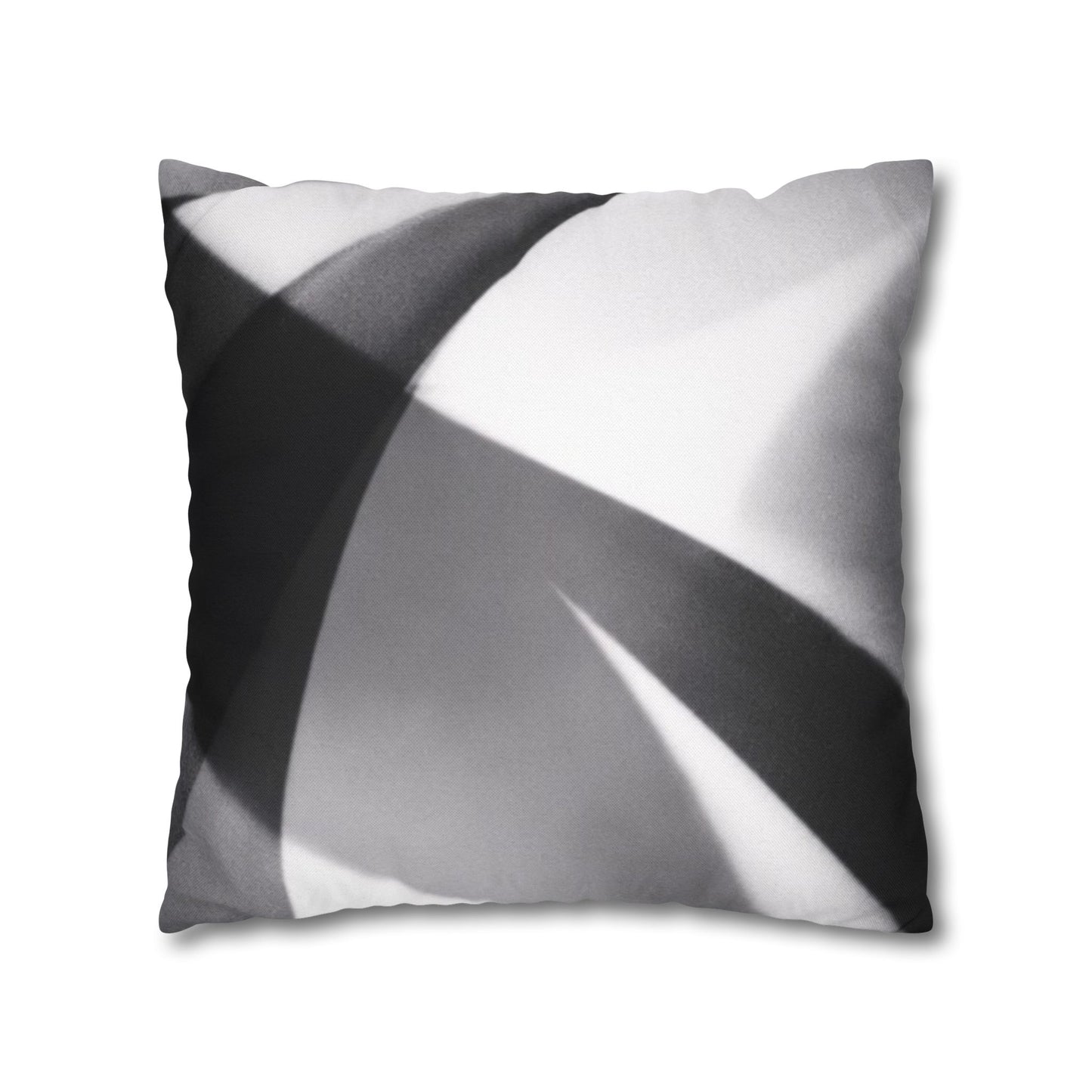 Abstract Black and White Photo Pillowcase, Square Pillowcase