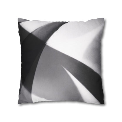 Abstract Black and White Photo Pillowcase, Square Pillowcase