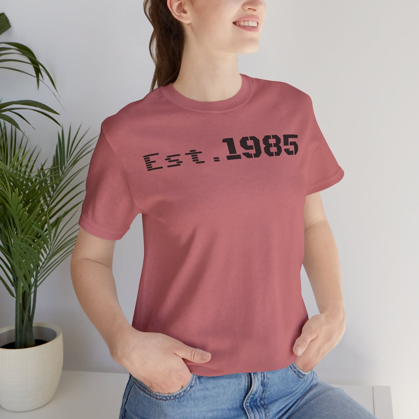 Est. 1985 Vintage Unisex Tee, Retro Birthday T-Shirt, Perfect Gift for 1980s Lovers, Casual Apparel, Timeless Style