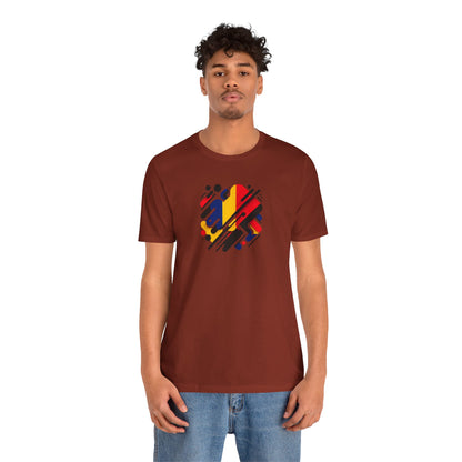 Artistic Heart Unisex Jersey Tee - Vibrant Graphic Tee, Casual Wear, Gift for Art Lovers, Birthday Surprise, Everyday Comfort - TRV