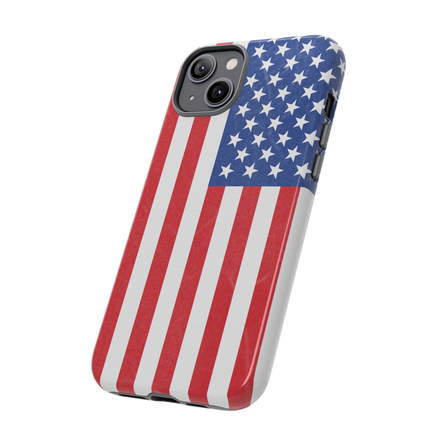 Patriotic Phone Case - Tough Cases for Veterans, USA Lovers, Independence Day, Memorial Day, Flag Design - TRV