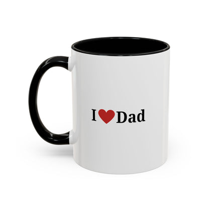I Love Dad Accent Coffee Mug - Perfect Gift for Father's Day & Birthdays - TRV