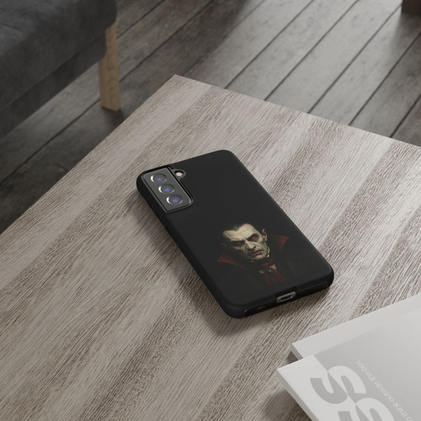 Vampire Phone Case - Tough Cases for Halloween, Gothic Decor, Gifts for Horror Fans, Spooky Accessories, Unique Cellphone Cover - TRV