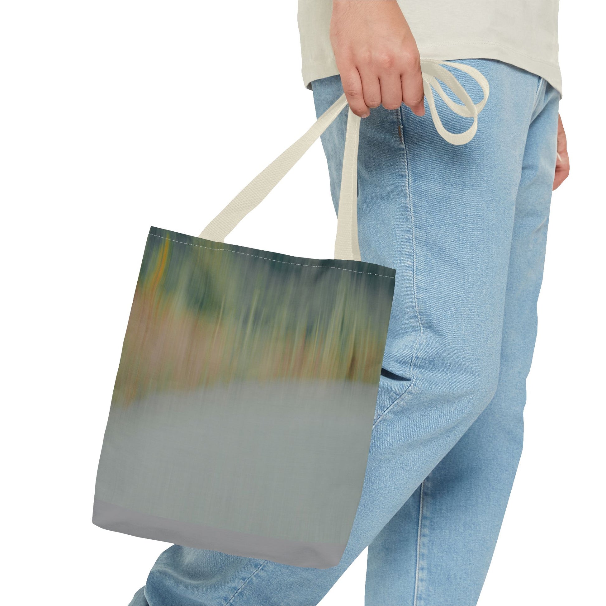 Serene Landscape Tote Bag - Stylish Eco-Friendly Carryall for Everyday Use - TRV