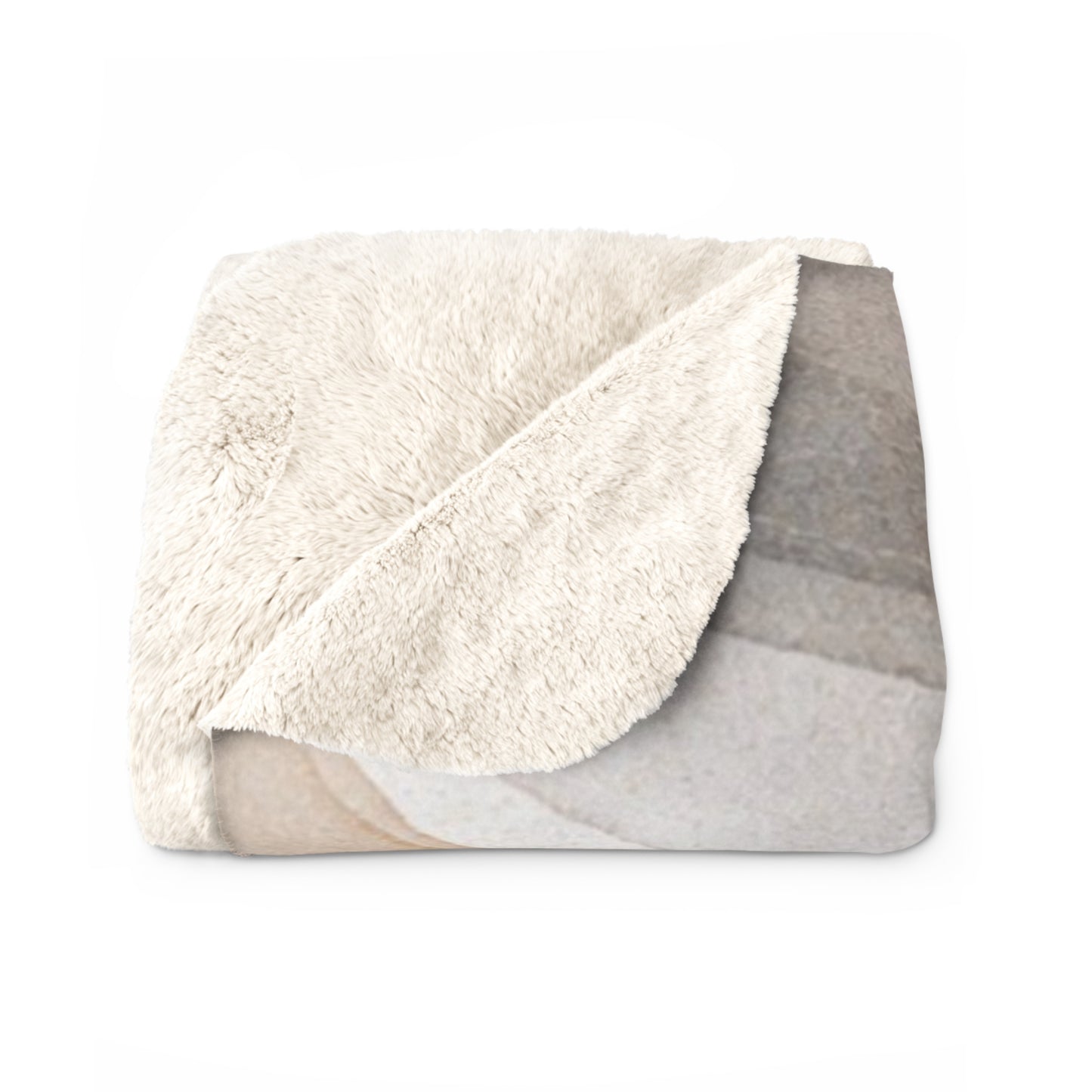 Abstract Sherpa fleece blanket from Printify featuring a cozy, soft fleece design perfect for home decor and added comfort.