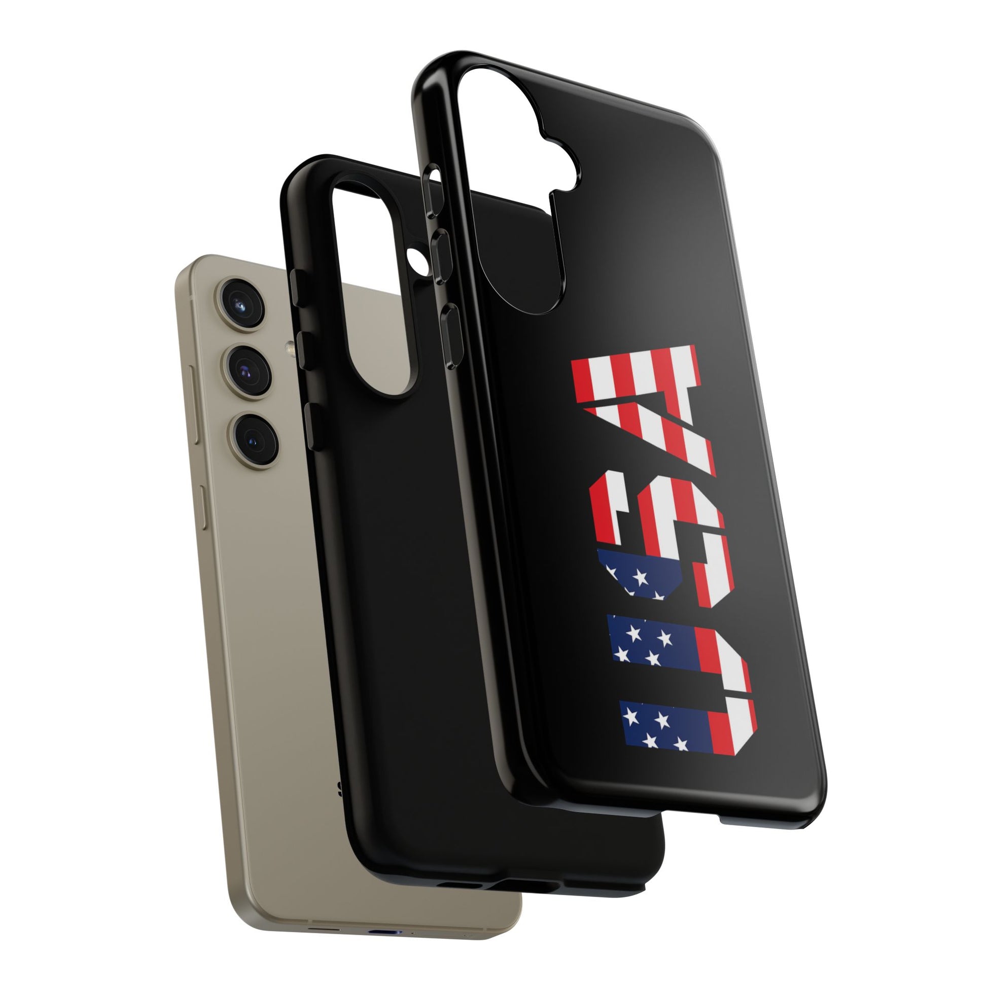 USA Flag Phone Case, Tough Phone Cover, Patriotic Gift, Independence Day Accessory, American Pride Mobile Case - TRV