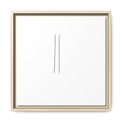 Minimal Line Art | Matte Canvas Framed
