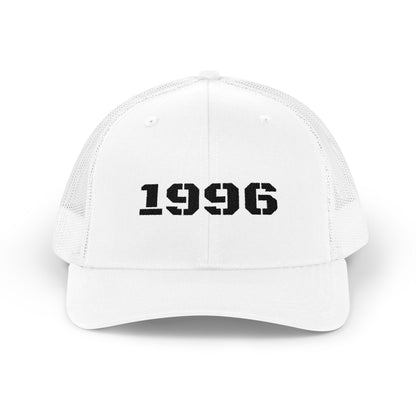 Vintage 1996 Snapback Trucker Cap, Retro Hat, Birthday Gift, Cool Dad Cap, Summer Accessory, Casual Streetwear - TRV