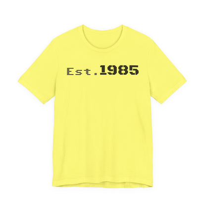 Est. 1985 Vintage Unisex Tee, Retro Birthday T-Shirt, Perfect Gift for 1980s Lovers, Casual Apparel, Timeless Style