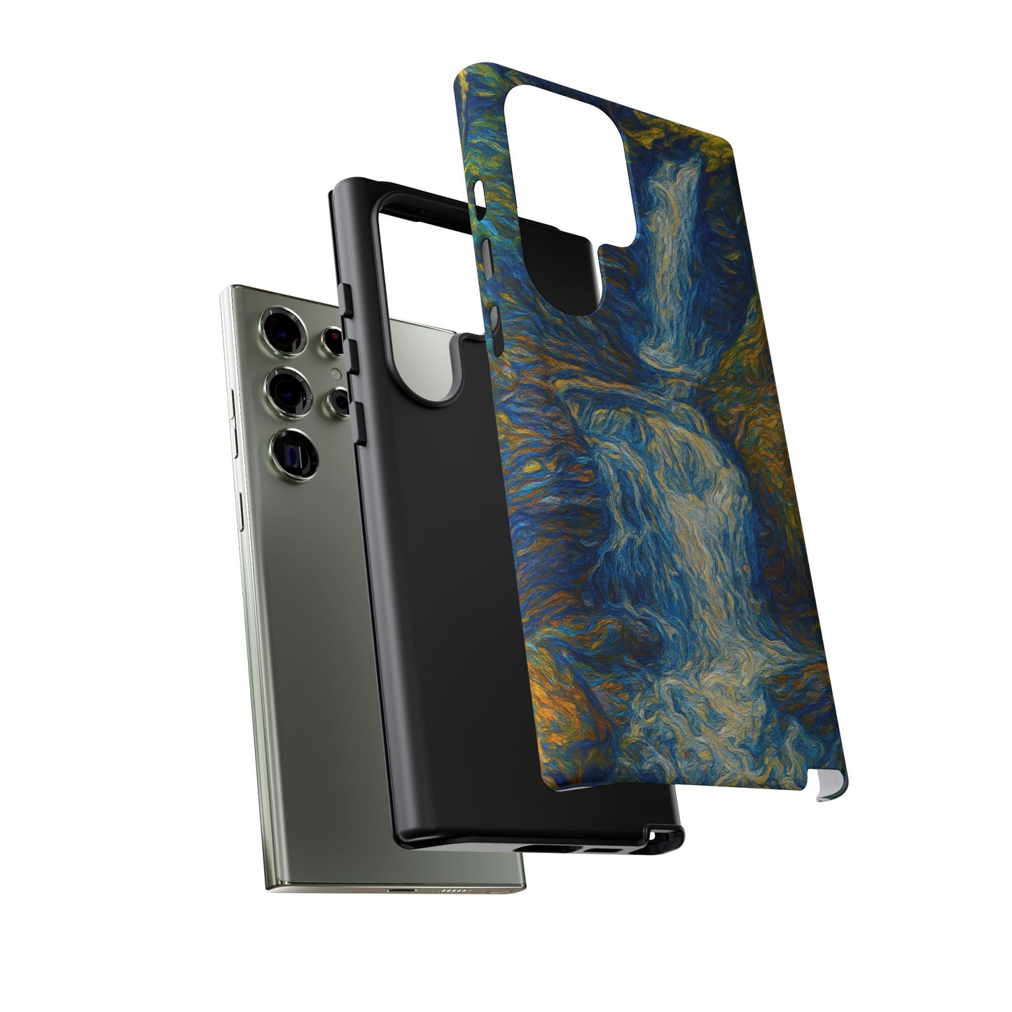 Artistic Phone Case - Waterfall Design, Unique Gift, Phone Accessory, Nature Lover, Original Artwork - TRV