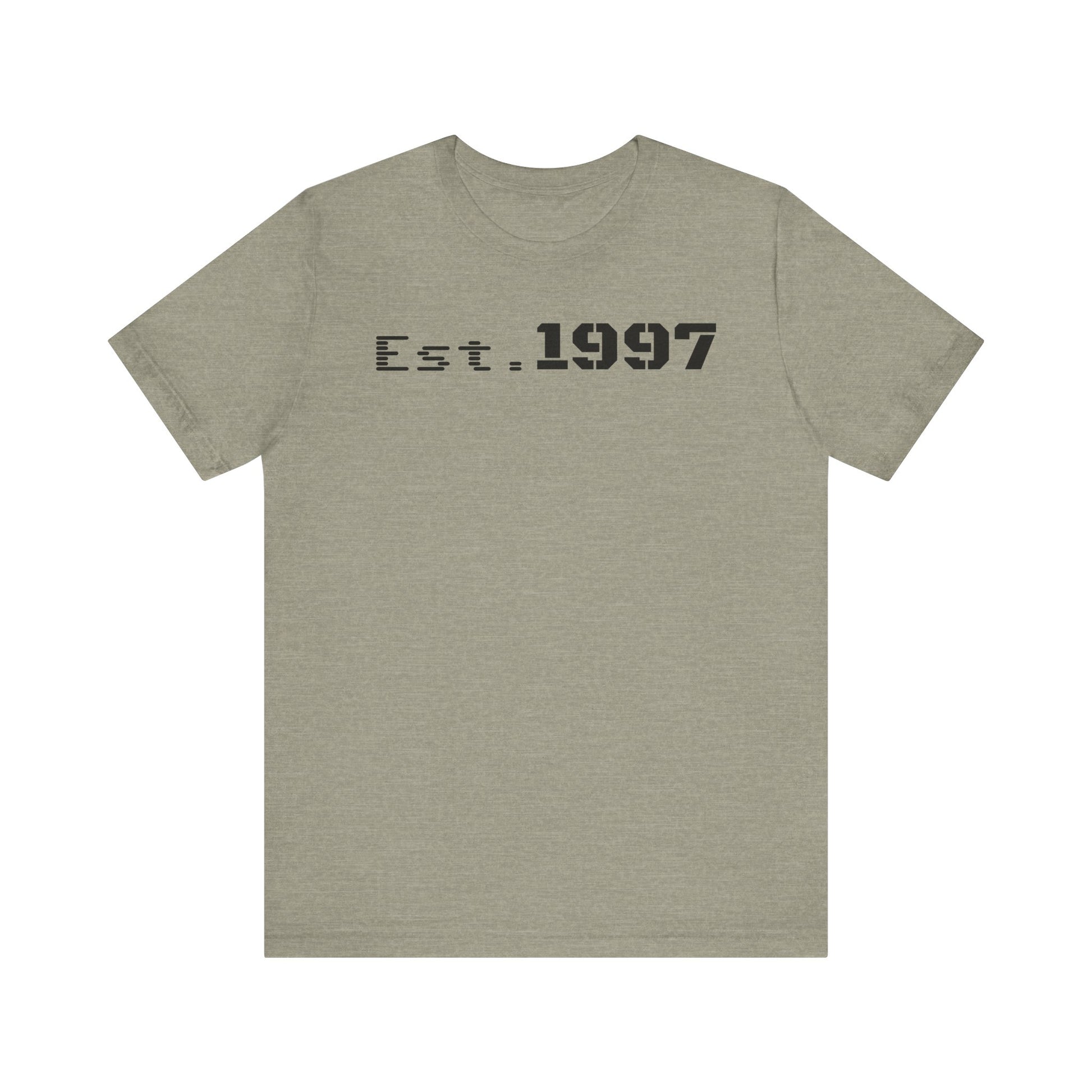 Vintage Est. 1997 Unisex Tee, Gift for Birthdays, Celebrations, Casual Wear, Retro Fashion, Cool Graphic T-Shirt - TRV