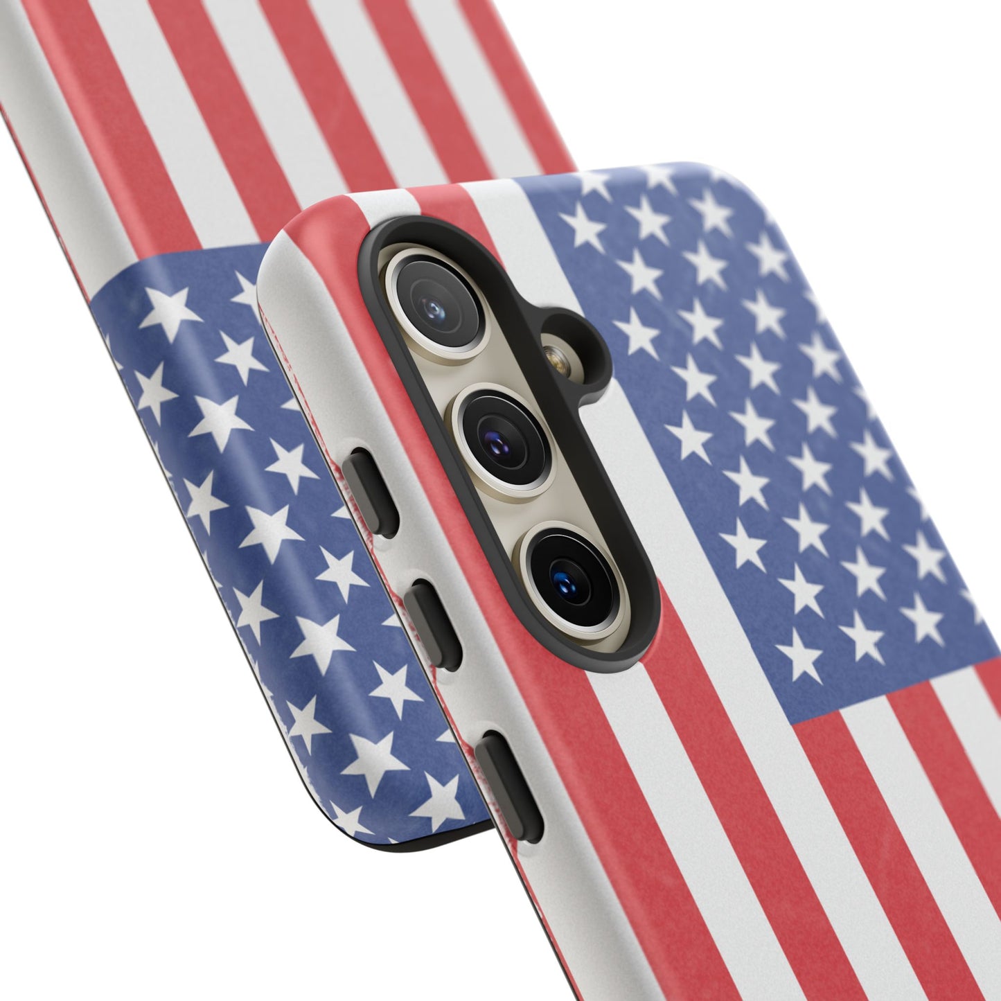 Patriotic Phone Case - Tough Cases for Veterans, USA Lovers, Independence Day, Memorial Day, Flag Design - TRV