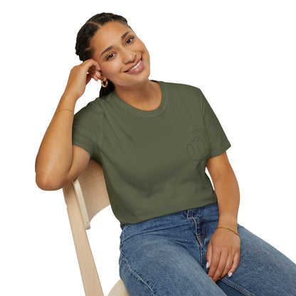 Trendy Unisex Softstyle T-Shirt with Love Hand Gesture Design