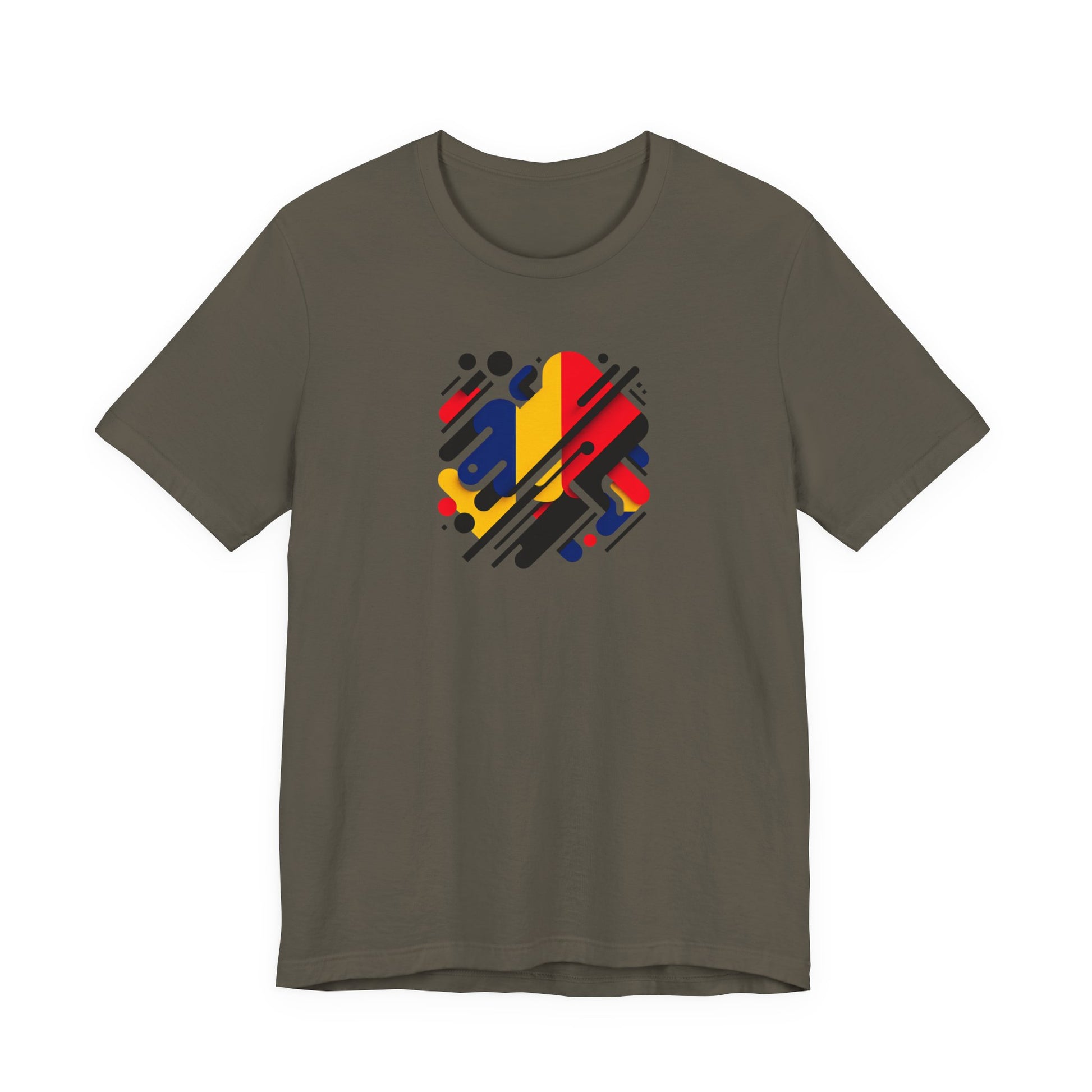 Artistic Heart Unisex Jersey Tee - Vibrant Graphic Tee, Casual Wear, Gift for Art Lovers, Birthday Surprise, Everyday Comfort - TRV