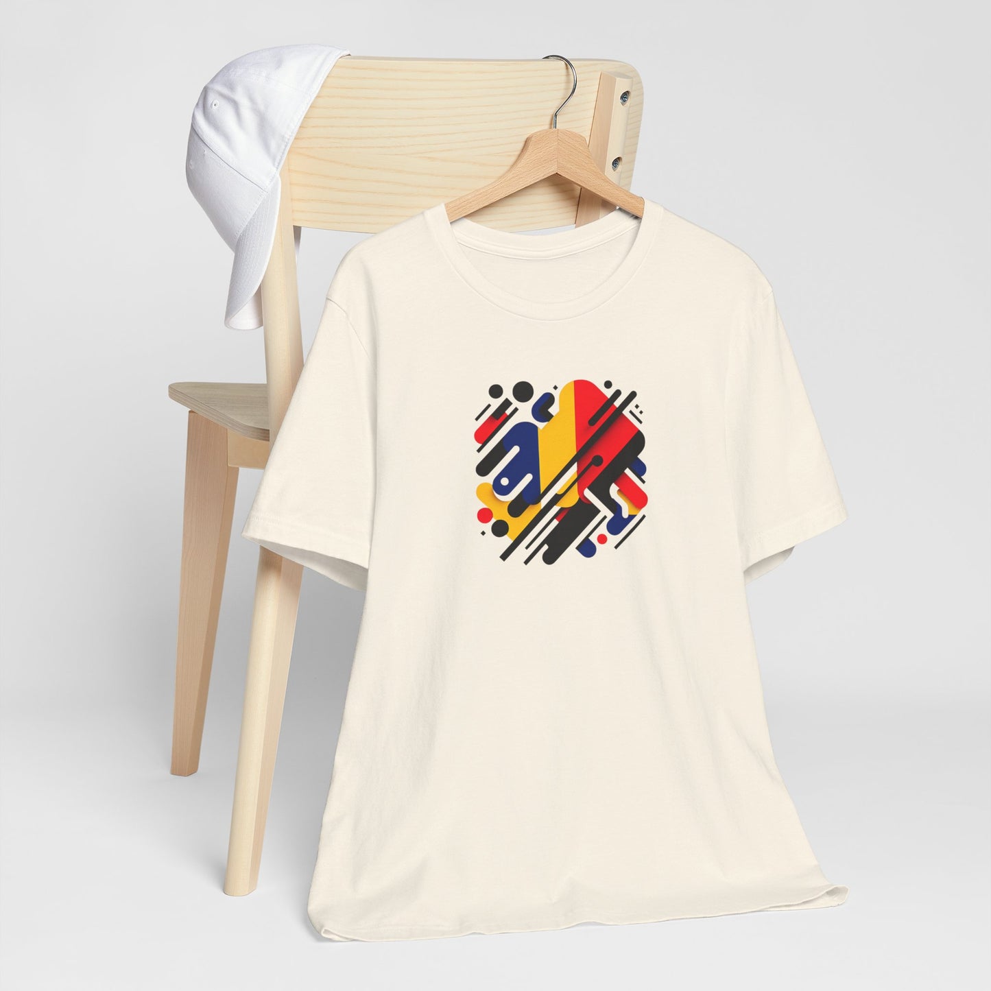 Artistic Heart Unisex Jersey Tee - Vibrant Graphic Tee, Casual Wear, Gift for Art Lovers, Birthday Surprise, Everyday Comfort - TRV