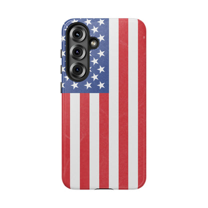 American Flag Phone Case - Patriotic Cell Cover, Tough Cases, USA Pride, Independence Day Gift, Veteran's Day, Phone Protection - TRV