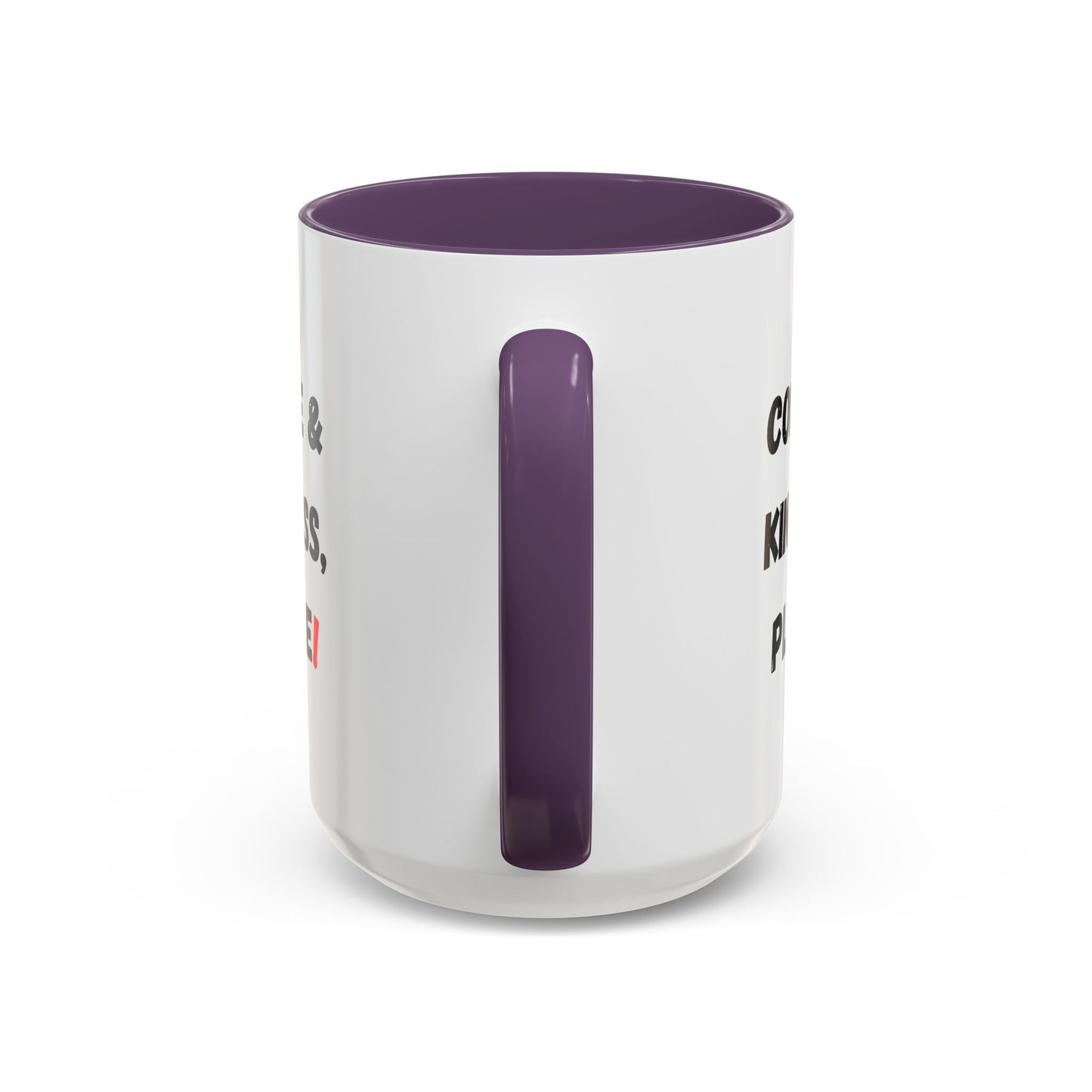 Coffee & Kindness Mug - Inspirational Coffee Cup, Gift for Friends, Office Decor, Encouragement, Morning Motivation