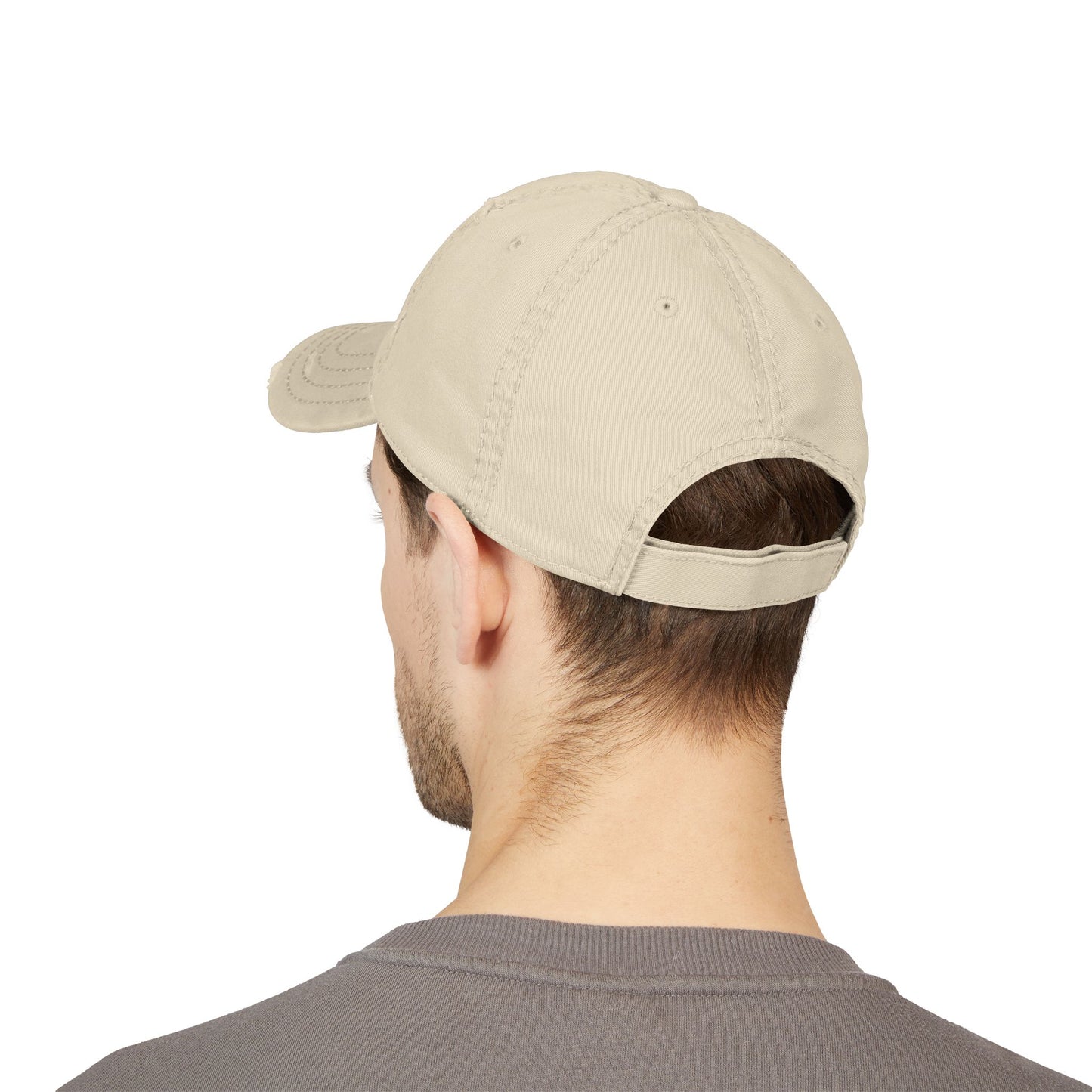Distressed Dad Hat with 2022 Embroidery, Casual Cap for Everyday Wear, Unisex Hat for Outdoor Activities, Gifts for Father's Day, [...] - TRV