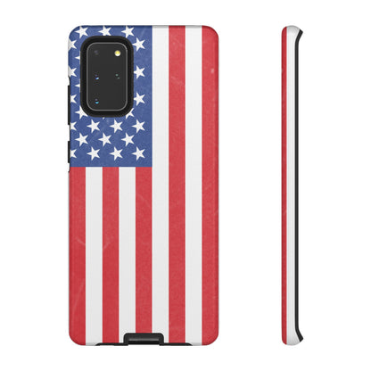 American Flag Phone Case - Patriotic Cell Cover, Tough Cases, USA Pride, Independence Day Gift, Veteran's Day, Phone Protection - TRV
