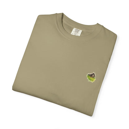 Nature-Inspired Unisex Garment-Dyed T-Shirt, Eco-Friendly Tee, Summer Casual Wear, Gift for Nature Lovers, Relaxed Fit T-Shirt - TRV