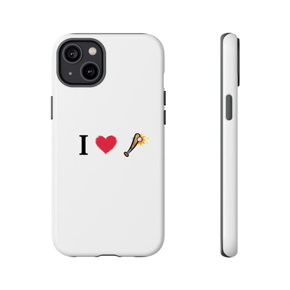 I Love Baseball Vibe Phone Case - Tough Cases for Sports Lovers, Gifts for Athletes, Fun Accessories, iPhone and Android Compatible - TRV