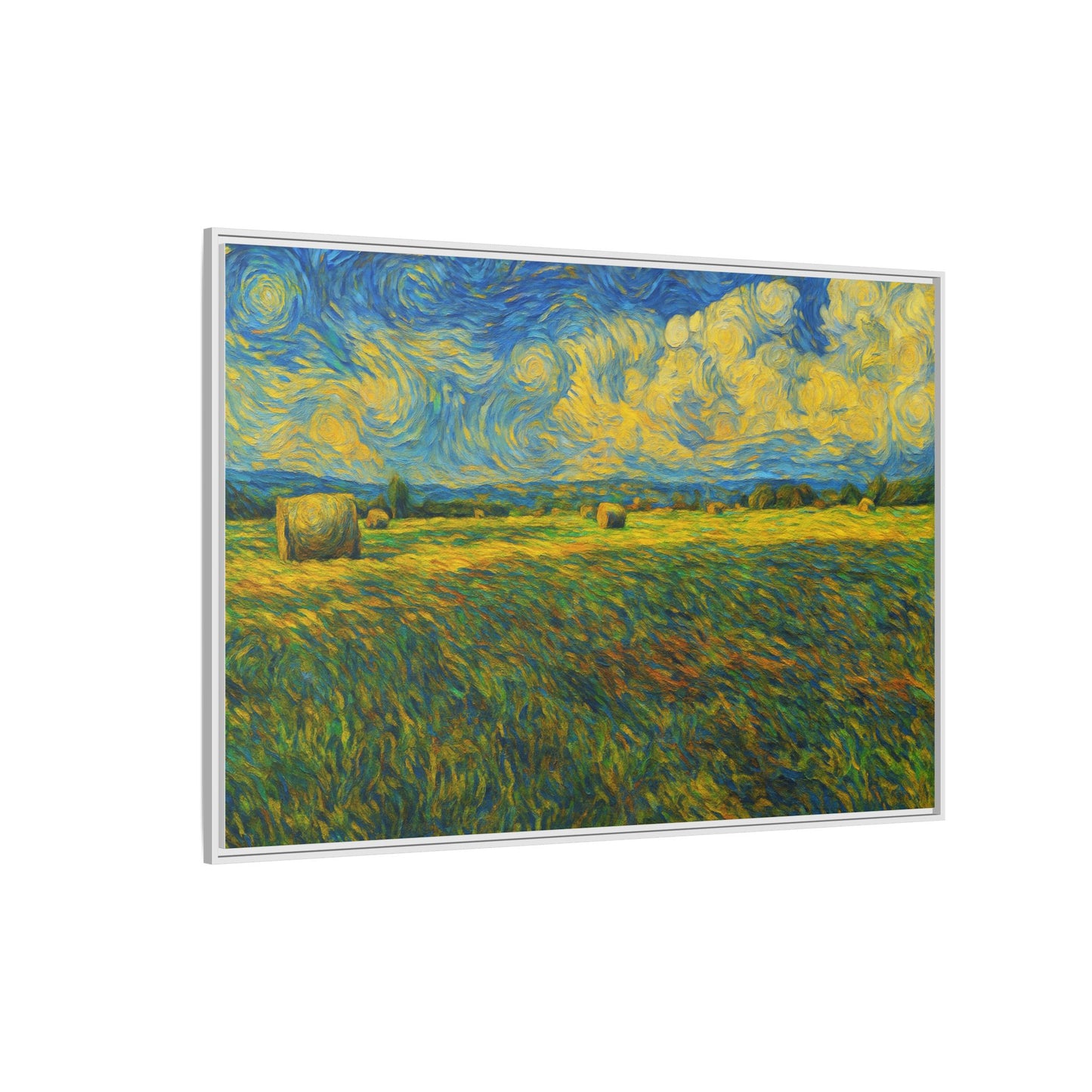 Landscape Matte Canvas, Framed (Multi-color) - TRV